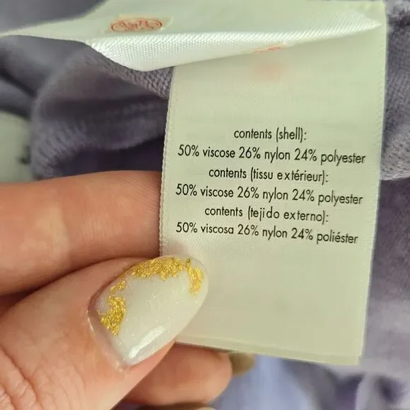 Weworewhat Knit Halter Crop Top Lavender - Picture 5 of 5